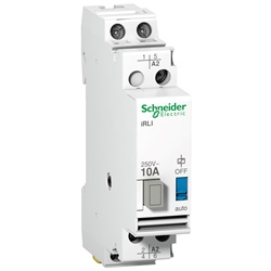 Relè iRLI 1NA+1NA/1NC 10A comando 230-240Vca commutazione elettrica industriale