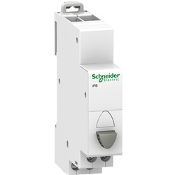 Pulsante modulare iPB 1NA 20A 250V CA grigio controllo circuiti elettrici industriali