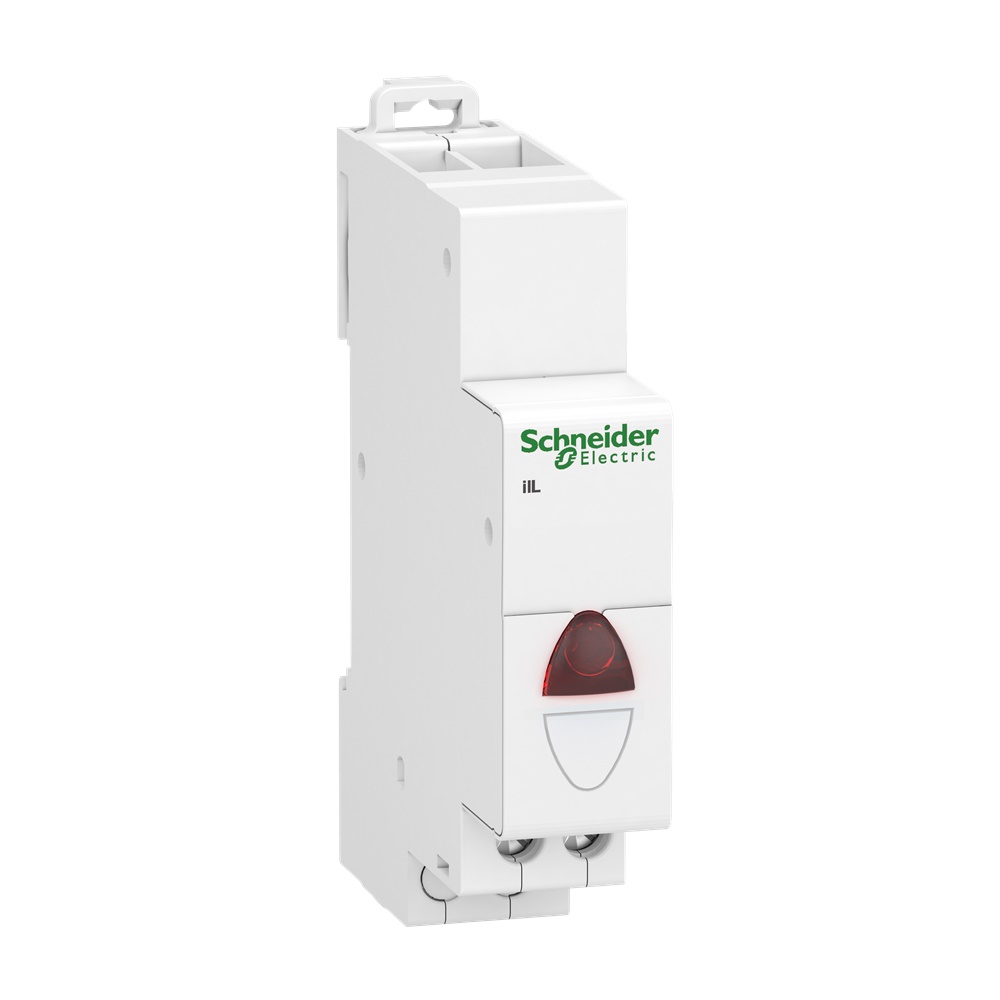 Spia segnalazione rossa tensione monofase 110-230V CA/DC Acti9 iIL IP20 2 moduli
