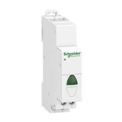 Spia presenza tensione monofase LED verde 110-230V CA Acti9 iIL uso industriale