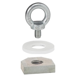 Kit 4 golfari M14 carico 1000kg/m3 uso industriale