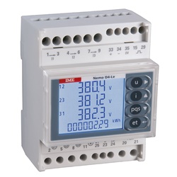 Multifunzione Nemo D4-Le 4 moduli DIN conteggio energia attiva e reattiva b.t. con RS485 Modbus