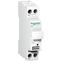 Base portafusibile isolabile Acti9 STI 1P+N 10,3x38 mm 500 Vca per applicazioni industriali e terziarie