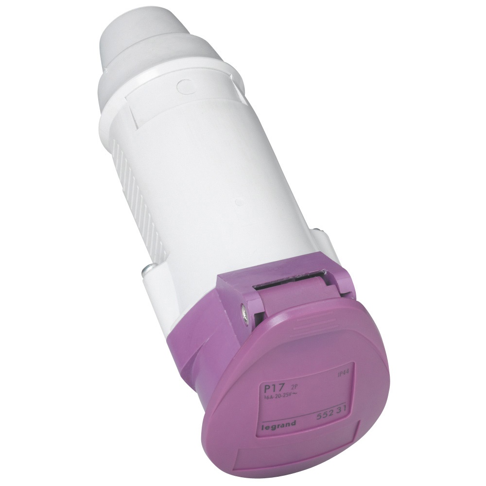 PRESA MOBILE IP44 16A 2P 24V