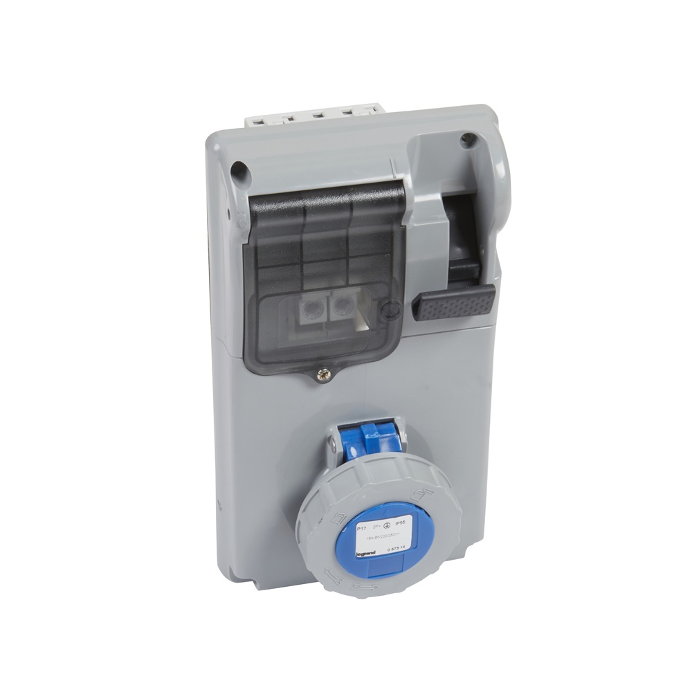 PRESA INTERB COMP QUAD IP55 16A 2P+
