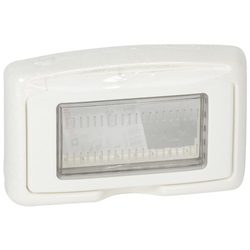 PLEXO VELA - PLACCA IP55 4M BIANCA