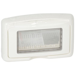 PLEXO VELA - PLACCA IP55 4M BIANCA