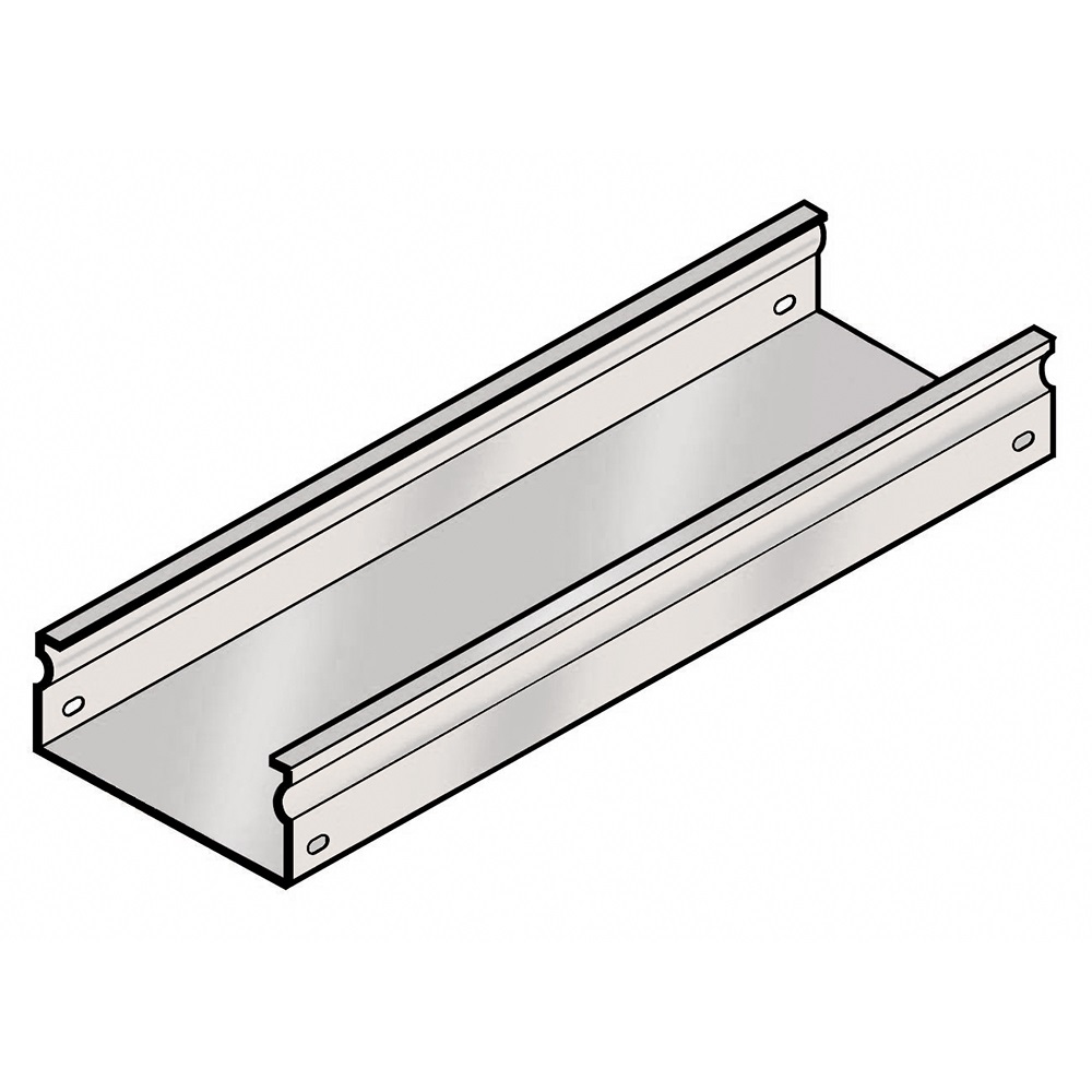 CANALE P31-BASE CHIUSA LISCIA L 2M 50X50 Z