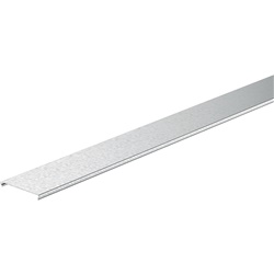 Coperchio liscio zincato 3m larghezza 100mm per canali e passerelle altezza 50-100mm