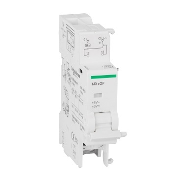 Sganciatore lancio corrente MX+OF 48Vca/cc per C40/C120/ID C40/C40 Vigi/C60H-DC