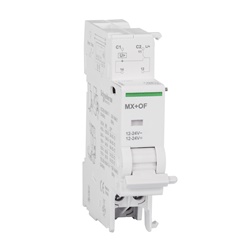 Sganciolancioricorrente ausiliario MX+OF 12/24V AC/DC per interruttori C40-C120-C60H-DC