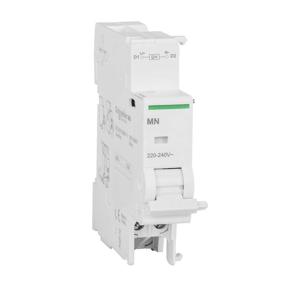Sganciatore minima tensione MN 220-240Vca per interruttori C40 C120 ID sicurezza circuiti alimentazione