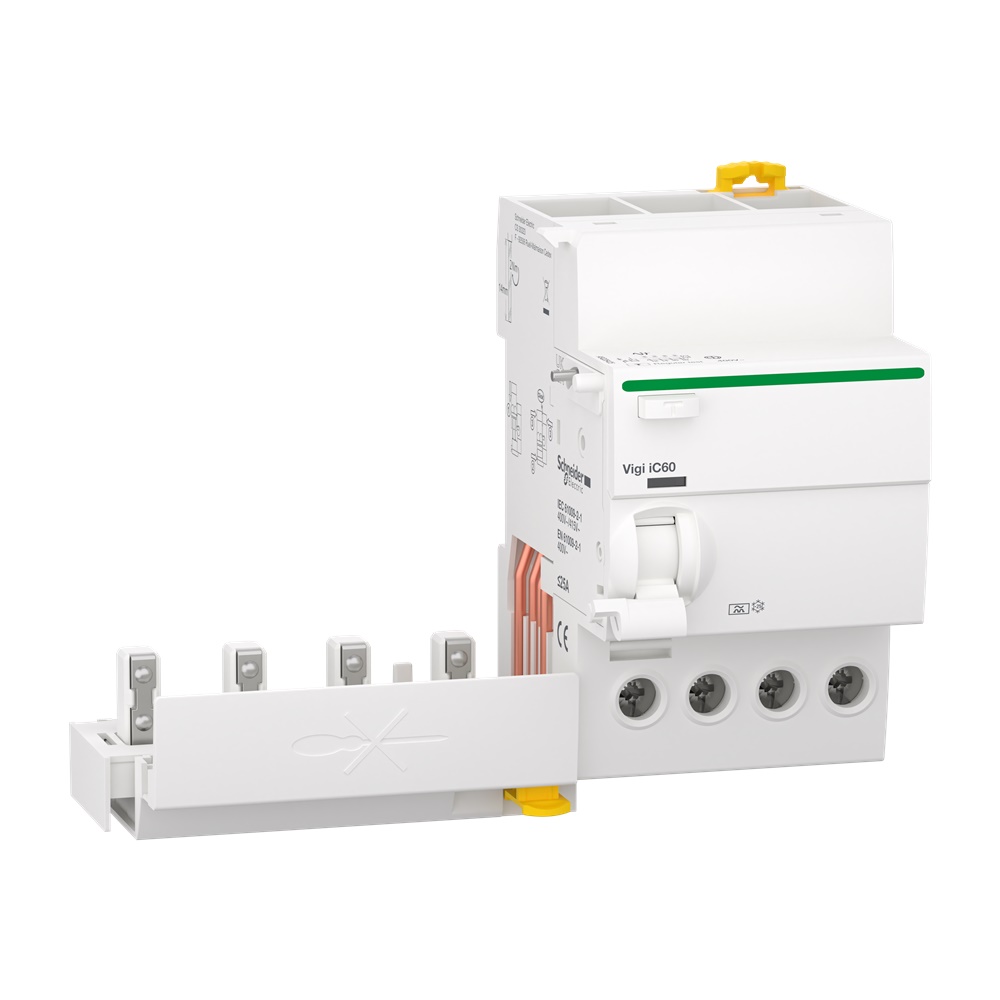 Blocco differenziale QuickVigi iC60 4 poli 25A 500mA Tipo A per protezione impianti e sicurezza elettrica