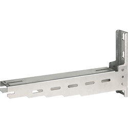 Supporto mensola G4 lunghezza 100mm acciaio zincato per canali chiusi e passerelle forate