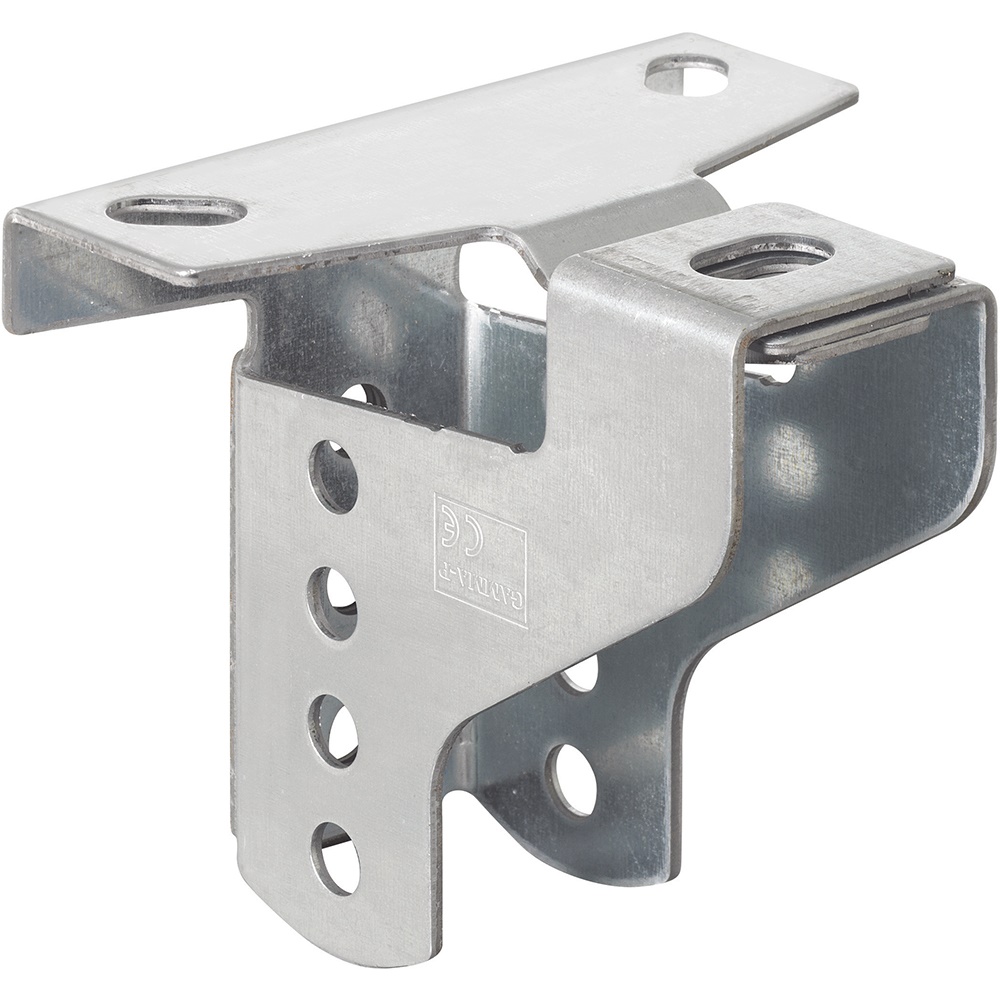 Piastra soffitto integrale zincata supporto bulloneria M8x20 per profilati P41SFF P21SF P21DF