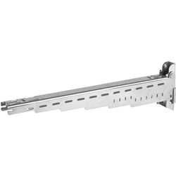 Mensola G3 supporto acciaio zincato larghezza 600 mm per canali chiusi e passerelle forate