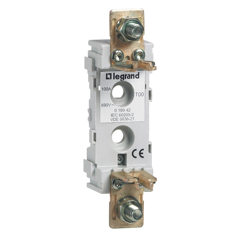BASE C/CTX T000/T00 1P 100A VIS/RAI