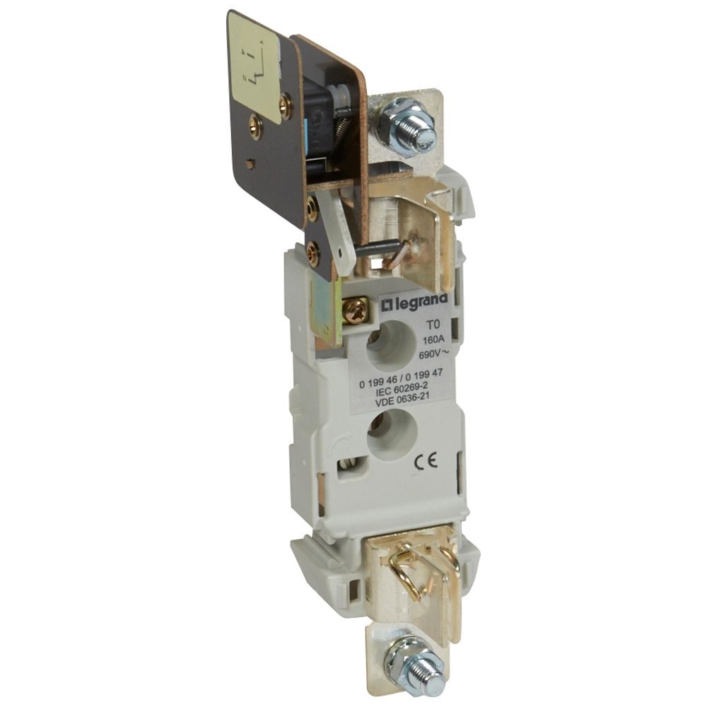 BASE C/CTX T0 1P 160A VIS/RAIL + MI