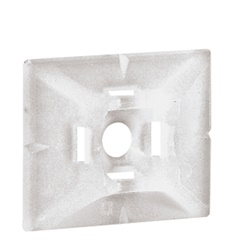 Embases autoadesive incolore 25x30x6 mm per collari Colring max 4,6 mm