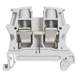 Morsetto a vite standard 10mmq VIKING3 per collegamento conduttori fase grigio
