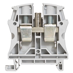 Morsetto elettrico VIKING3 vite standard 16 mmq collegamento 1 entrata 1 uscita grigio