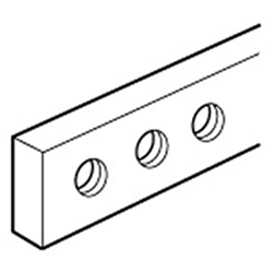 Barre Cuivre A Trous12X2Mm  