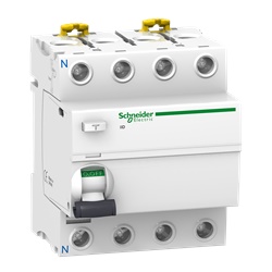 Interruttore differenziale modulare 4P 25A 300mA Tipo AC protezione guasti elettrici