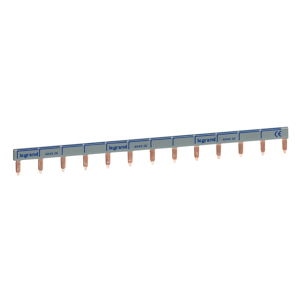 Busbar cablaggio 1P 13 moduli per interruttori modulari BTDIN montaggio dallalto