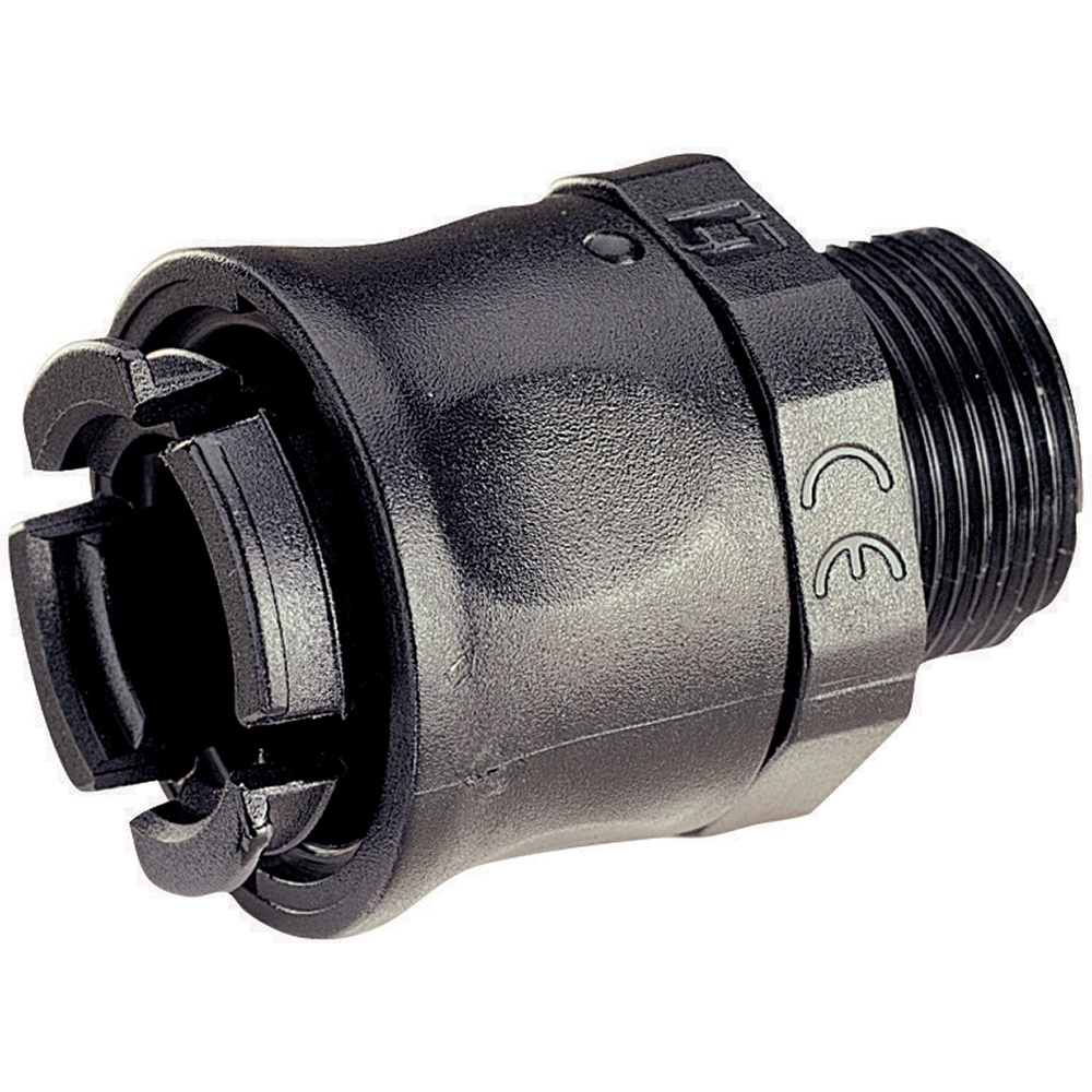 LGP-RACCORDO DRITTO D25 PG29 NERO