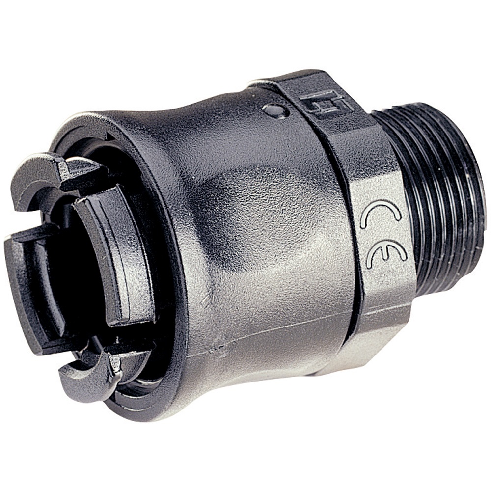 LGP-RACCORDO DRITTO D23 G3/4 NERO