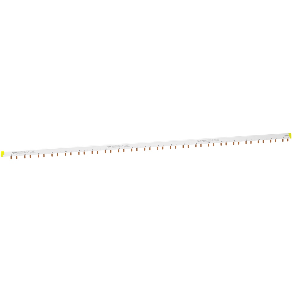 Pettine collegamento tagliabile iC60 Aux+2P 57 moduli distribuzione elettrica bianco