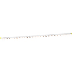 Pettine collegamento tagliabile iC60 Aux+2P 57 moduli distribuzione elettrica bianco