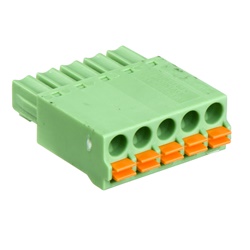 Connettori Ti24 5 pin 12 pezzi terminali a molla cavi rame 0,5-1,5mm² uso elettrico