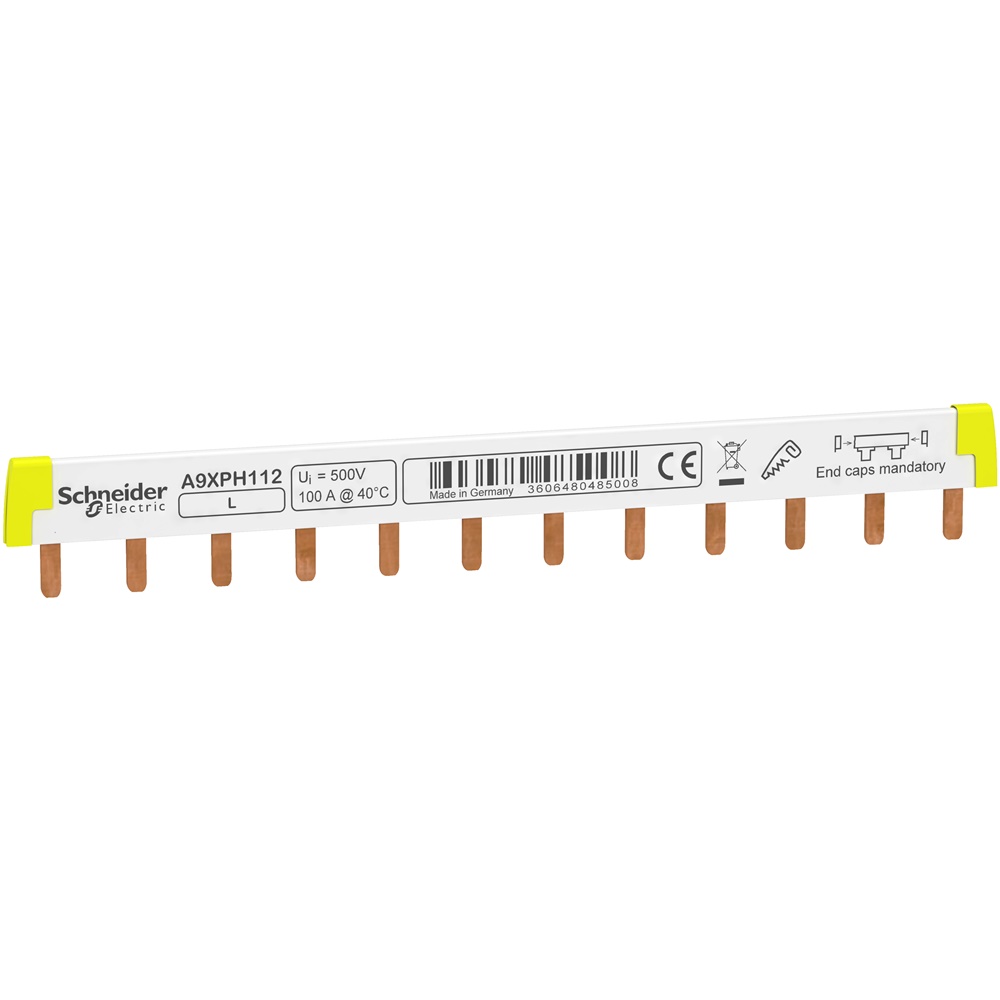 Pettine collegamento tagliabile iC60 1P 12 moduli per distribuzione elettrica