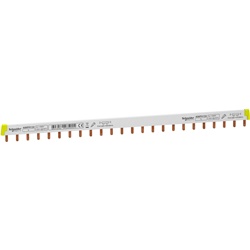 Pettine collegamento tagliabile 24 moduli 1 polo 100A per quadri elettrici Acti9 iC60