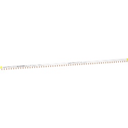 Pettine collegamento tagliabile 57 moduli 1P 100 A per installazioni Acti9 C60 L1