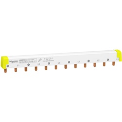 Pettine collegamento tagliabile 3P+N 12 moduli 100A per distribuzione elettrica industriale