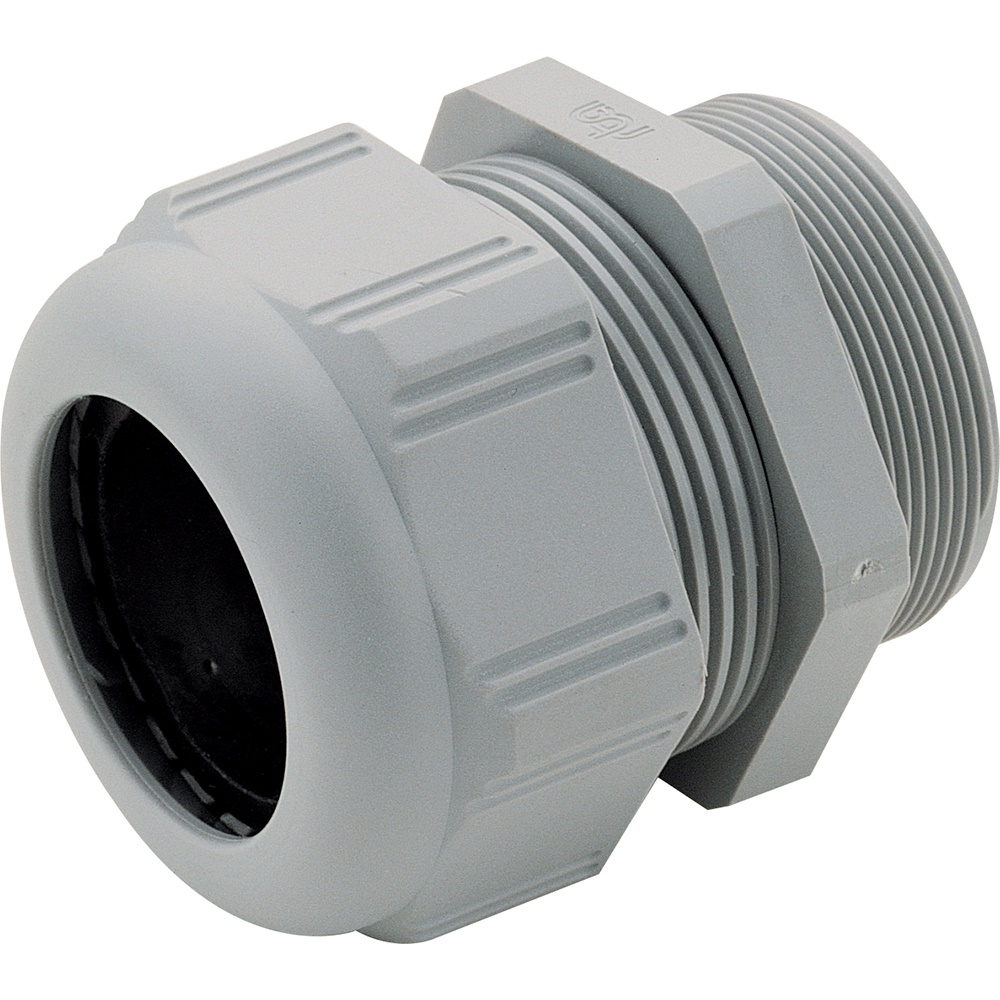Pressacavo plastico PSP PG16 serraggio meccanico antivibrazione grigio RAL7001 cavi 10-14mm