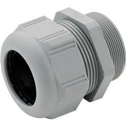 Pressacavo plastico PSP PG16 serraggio meccanico antivibrazione grigio RAL7001 cavi 10-14mm