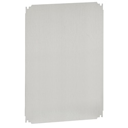 Piastra fondo metallica 800x600 mm lamiera acciaio galvanizzato per quadri Atlantic Marina