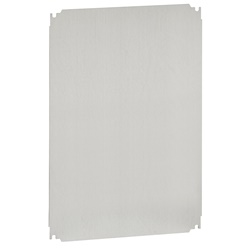 Piastra fondo metallica 1000x800 mm acciaio galvanizzato spessore 3 mm per quadri elettrici Atlantic-E Atlantic inox Marina