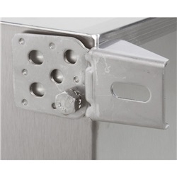 SUPPORTI. ACCIAIO INOX. FISSAGGIO A