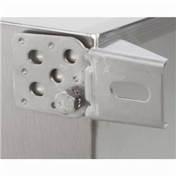 SUPPORTI. ACCIAIO INOX. FISSAGGIO A