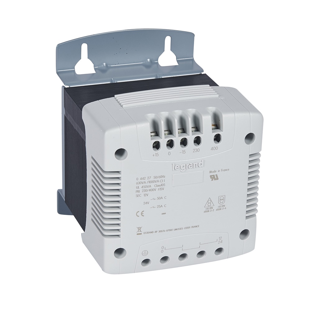 TRAS.COMANDO 230/400V 12/24V 630VA