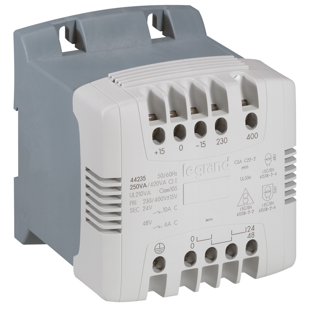 TRASF. COM. 230/400V 24/48V 250VA