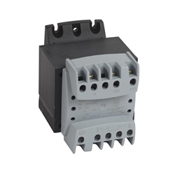 Trasformatore isolamento sicurezza 160VA 230/400V 12/24V monofase IEC EN 61558-2-6