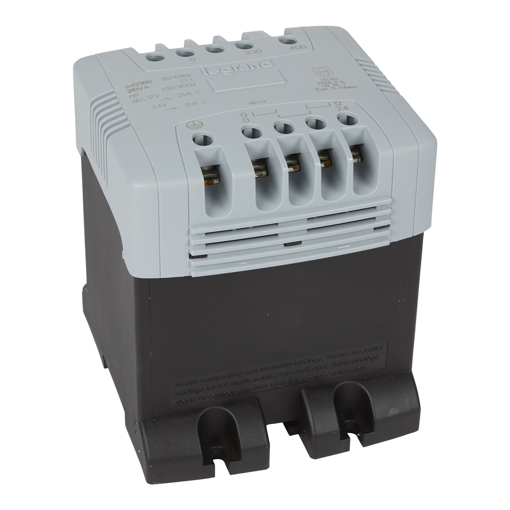 Trasformatore isolamento/sicurezza 310 VA 230/400 V 12/24 V