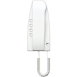 Citofono audio universale compatibile impianti analogici BTicino con pulsante apertura serratura e regolazione volume tre livelli per uso residenziale e commerciale