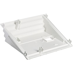Pivot supporto da tavolo bianco 280mm per moduli DIN installazione elettrica semplice e sicura