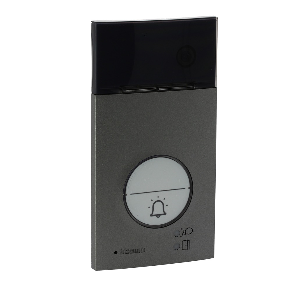 Pulsantiera video Linea 3000 2 fili telecamera grandangolare LED IP54 IK10 per installazioni monofamiliari e bifamiliari